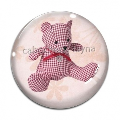 Cabochon Verre - nounours