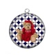 Pendentif Cabochon Argent - nounours
