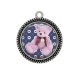 Pendentif Cabochon Argent - nounours
