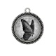 Pendentif Cabochon Argent - papillon