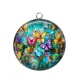 Pendentif Cabochon Argent - papillon