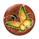 Cabochon Verre - papillon