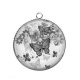 Pendentif Cabochon Argent - papillon