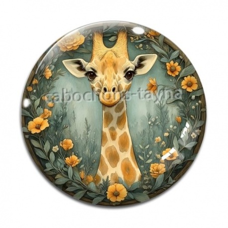 Cabochon Verre - girafegirafe