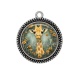 Pendentif Cabochon Argent - girafegirafe