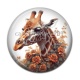 Cabochon Résine - girafe