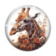 Cabochon Verre - girafe