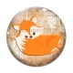 Cabochon Verre - renard