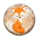 Cabochon Verre - renard