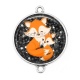 Connecteur Cabochon Argent - renard