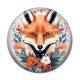 Cabochon Résine - renard