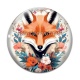 Cabochon Verre - renard