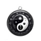 Pendentif Cabochon Argent - yin yang
