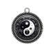 Pendentif Cabochon Argent - yin yang