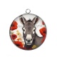 Pendentif Cabochon Argent - ane