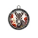 Pendentif Cabochon Argent - ane