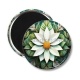Magnet's - fleur ton blanche et vert
