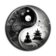 Cabochon Résine - yin yan méditation