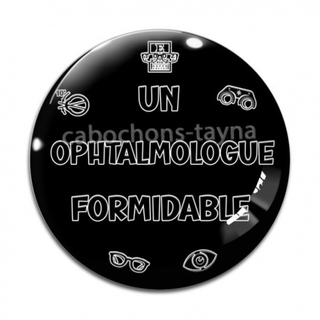 Cabochon Verre - un ophtalmologue formidable