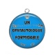 Pendentif Cabochon Argent - un ophtalmologue formidable