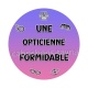 une opticienne formidable