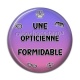 Cabochon Résine - une opticienne formidable