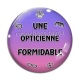 Cabochon Verre - une opticienne formidable