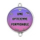 Connecteur Cabochon Argent - une opticienne formidable