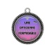 Pendentif Cabochon Argent - une opticienne formidable