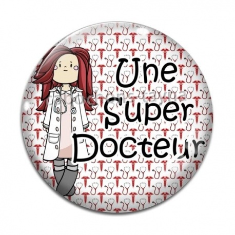Cabochon Verre - une super docteur