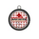 Pendentif Cabochon Argent - super docteur