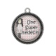 Pendentif Cabochon Argent - une super médecin