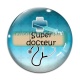 Cabochon Verre -  super docteur