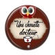 Cabochon Résine - une chouette docteur
