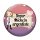 Cabochon Verre - super médecin urgentiste
