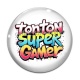 Cabochon Verre - super tonton gamer