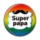 Cabochon Résine - super papa