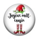 Cabochon Résine - joyeux noël cousin
