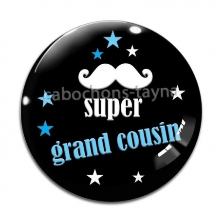 Cabochon Verre - super grand cousin