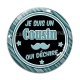 Cabochon Verre - je suis un cousin qui déchire