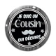 Cabochon Verre - je suis un cousin qui déchire