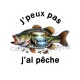 j'peux pas j'ai pêche