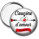 Miroir de poche - cousine d'amour, forever