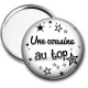 Miroir de poche - une cousine au top