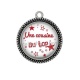 Pendentif Cabochon Argent - une cousine au top