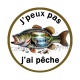 j'peux pas j'ai pêche