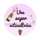 une super viticultrice 