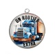 Pendentif Cabochon Argent - un routier extra