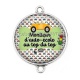 Connecteur Cabochon Argent - moniteur d'auto école au top du top