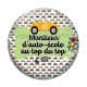 Cabochon Verre - moniteur d'auto école au top du top